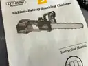 Free Shipping - NEW Factory Sealed - 12&#x22; Brushless Cordless Chainsaw &#x2013;Handheld Electric Chain Saw with 2&#xD7;4.0Ah Batteries