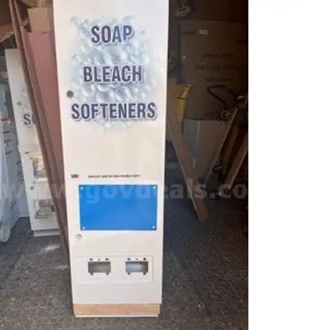 Lot of 2 Coin Operated Laundry Detergent Dispensers