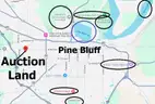 LAND NEAR THE LAKE! SCHOOLS! RIVER! PARKS! CASINO! In Beautiful BOOMTOWN Pine Bluff, AR! NO RESERVE!