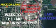 WALK TO THE UNIVERSITY &#x26; THE LAKE! Partly Cleared Level City LOT!  Nr Parks, River, Golf, in Boomtown Pine Bluff, AR! NR