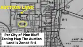 WALK TO THE UNIVERSITY &#x26; THE LAKE! Partly Cleared Level City LOT!  Nr Parks, River, Golf, in Boomtown Pine Bluff, AR! NR