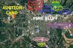LAND NEAR THE LAKE! SCHOOLS! RIVER! PARKS! CASINO! In Beautiful BOOMTOWN Pine Bluff, AR! NO RESERVE!