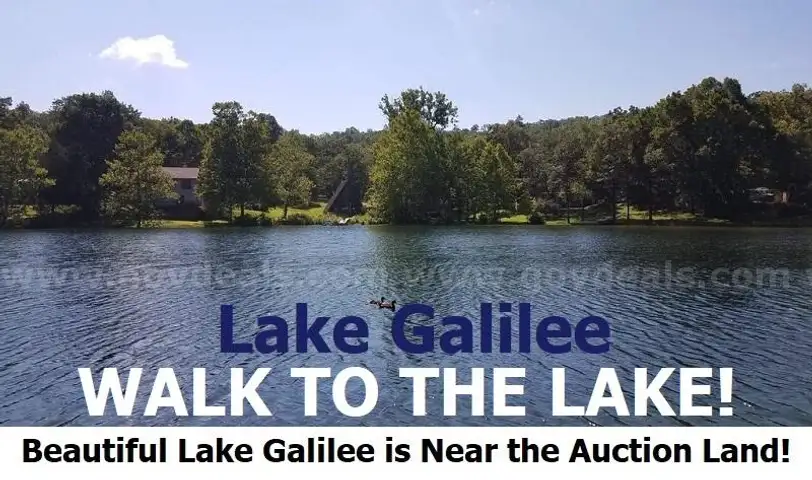 WALK TO BEAUTIFUL LAKE GALILEE! In the Ozark Mountains! NEAR LAKES! RIVER! GOLF! Parks! Schools! Businesses! NO RESERVE!