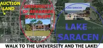 WALK TO THE LAKE &#x26; THE UNIVERSITY! Partly Cleared Level City LOT!  Nr Parks, River, Golf, in Boomtown Pine Bluff, AR! NR