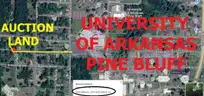WALK TO THE LAKE &#x26; THE UNIVERSITY! Partly Cleared Level City LOT!  Nr Parks, River, Golf, in Boomtown Pine Bluff, AR! NR
