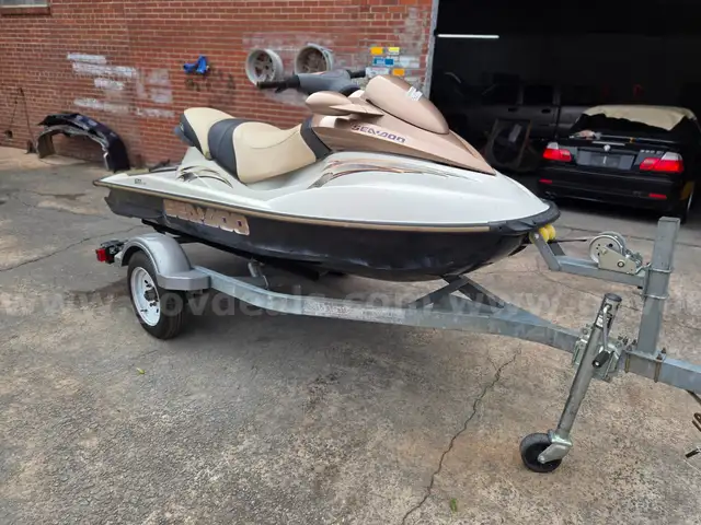 2003 SeaDoo Bombardier GTI LE-RFI &#x26; Trailer
