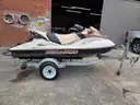 2003 SeaDoo Bombardier GTI LE-RFI &#x26; Trailer