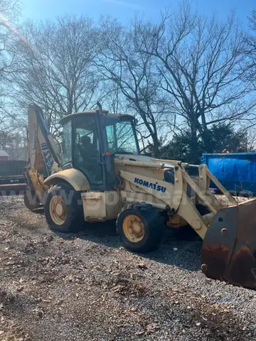 Komatsu backhoe