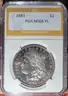 Stunning 1883 Morgan Silver Dollar PGA Graded MS66