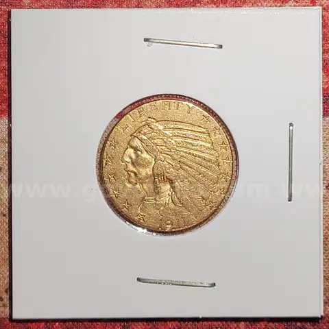 Beautiful 1911 Indian $5 Gold Coin