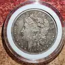 Beautiful Silver Morgan Dollar In Case 1882
