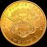 Beautiful Liberty Head $20 Gold Coin from 1855 High Grade
