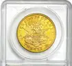 Beautiful Liberty Head $20 Gold Coin 1867-S SEGS Graded MS61