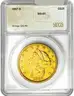 Beautiful Liberty Head $20 Gold Coin 1867-S SEGS Graded MS61