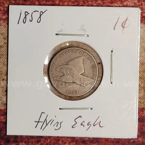 Very nice 1858 Flying Eagle Penny