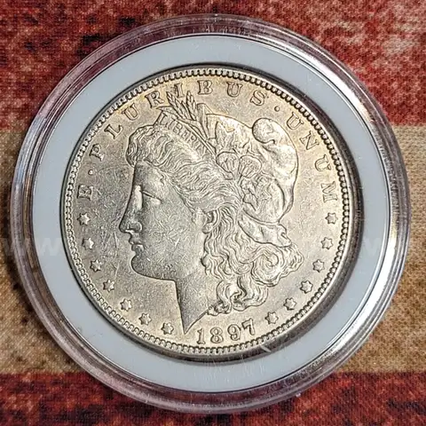 Beautiful Morgan Silver Dollar 1897