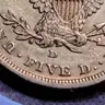 Beautiful 1842-D $5 Gold Half Eagle