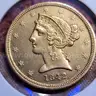 Beautiful 1842-D $5 Gold Half Eagle