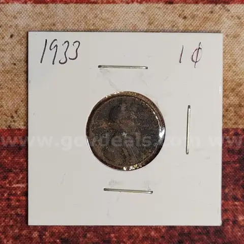 Nice Old Wheat Penny 1933