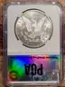 Stunning 1887-S Morgan Silver Dollar PGA Graded MS 63+