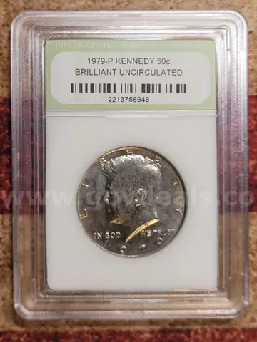 Graded 1979-P Kennedy Half Dollar BU