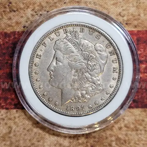 Beautiful 1891 Morgan Silver Dollar