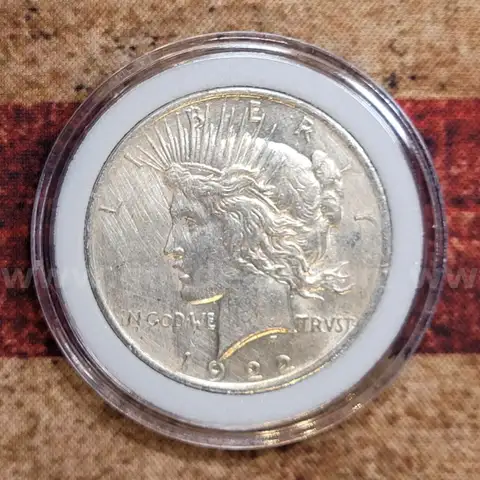 Beautiful 1922 Peace Silver Dollar