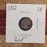 Rare 1852 3 Cent Piece Silver &#x22;holed&#x22;