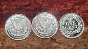 3 Silver Coins/Rounds - 1g