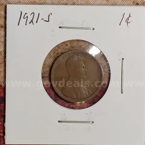 Very Nice Wheat Penny 1921-S