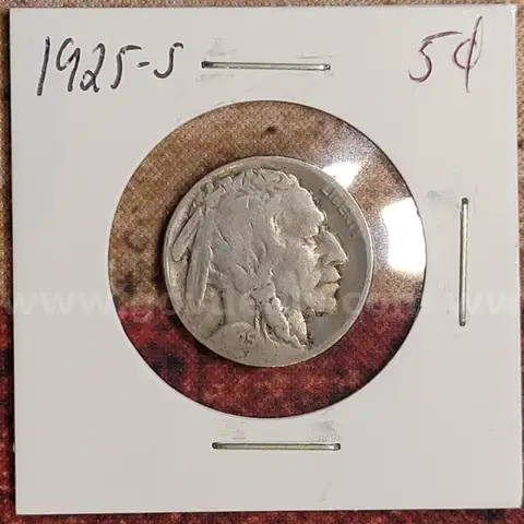 Nice Old Buffalo Nickel 1925-S