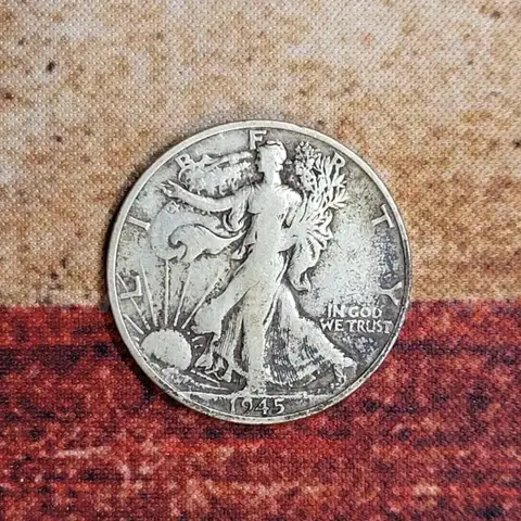 Very Nice Silver Liberty Half Dollar 1945-S