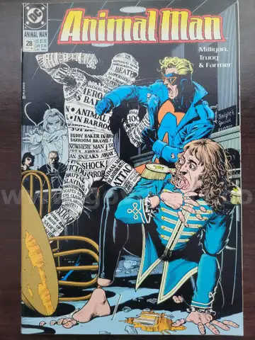 Old Comic: Animal Man Vol 1 28, 1990