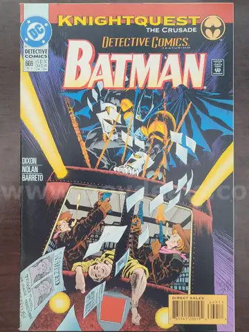 Old Comic: DC Batman Knightquest The Crusade #669 1993