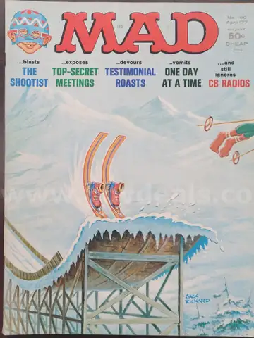 Vintage Comic: MAD Magazine No. 190 Apr 1977