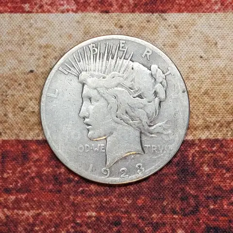 Nice Old Silver Peace Dollar 1923-S