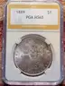 Stunning 1889 Morgan Silver Dollar PGA Graded MS 65