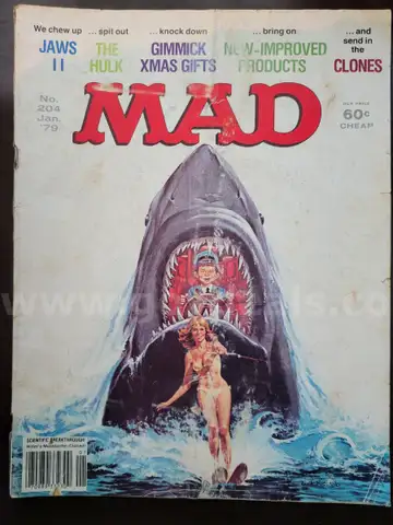 Vintage Comic: MAD Magazine #204, Jan 1979