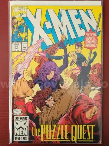 Vintage Comic: Marvel, X-Men #21, The Puzzle Quest