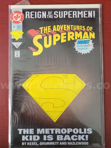 Vintage Comic: DC, Reign of the Supermen, The Adventures of Superman #501