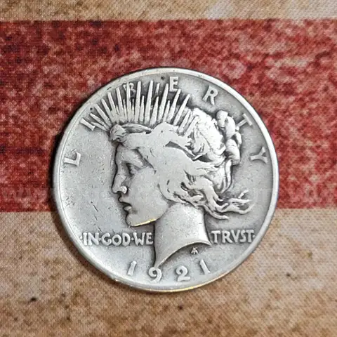 Very Nice Silver Peace Dollar - 1921