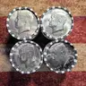4 Rolls of Kennedy Half Dollars Unopened