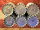 6 Rolls of Kennedy Half Dollars Unopened