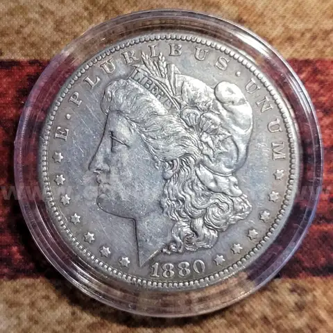 Beautiful Morgan Silver Dollar 1880-S