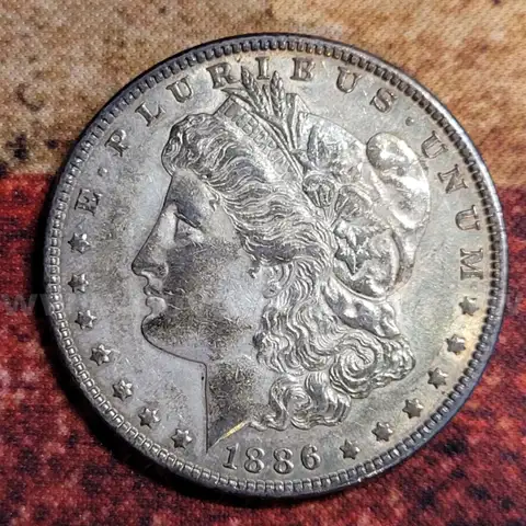 Beautiful Morgan Silver Dollar 1886