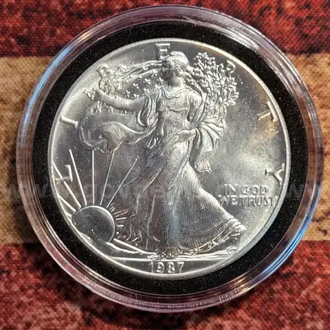 Beautiful 1987 Silver Eagle Uncirculated