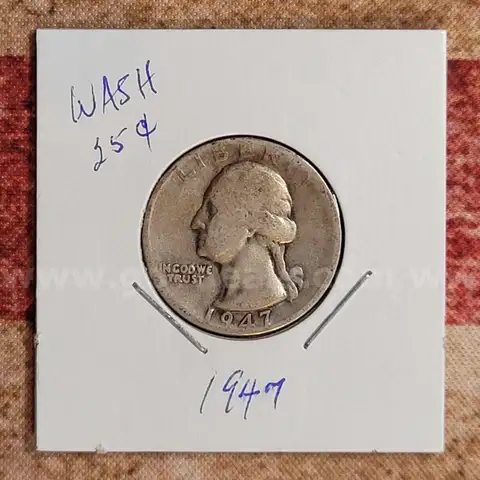Very Nice Silver Washington Quarter 1947