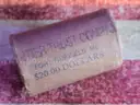 Old Roll of Silver Morgan Dollars