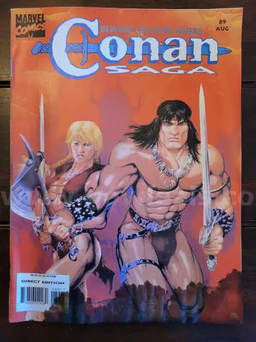Vintage Comic: Marvel, Conan Saga, 89 Aug