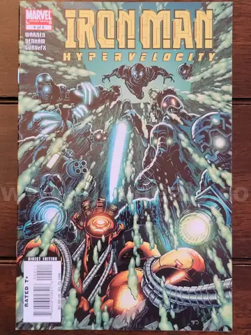 Vintage Comic: Marvel, Iron Man Hypervelocity 4 of 6